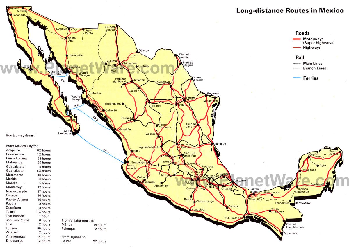 Carreteras De Mexico Mapas Mobil Pribadi - Rezfoods - Resep Masakan ...