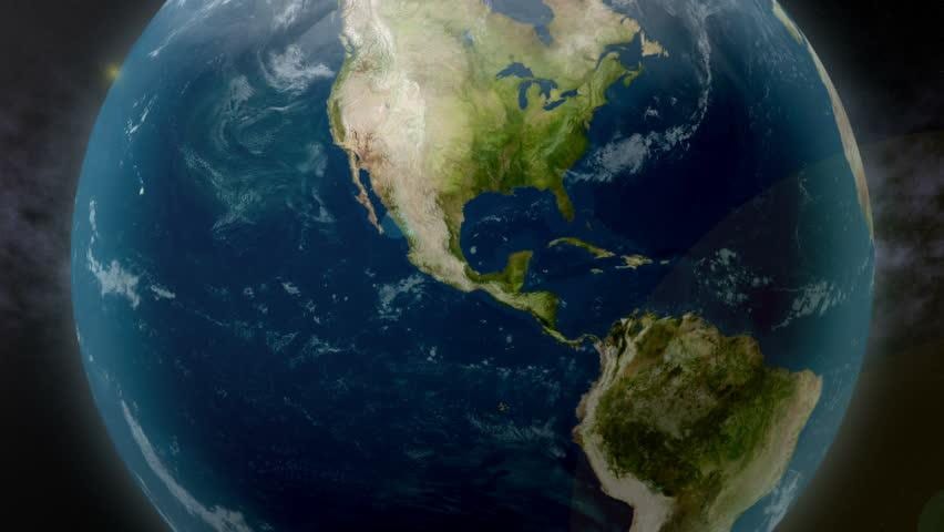 mapa de México de la tierra