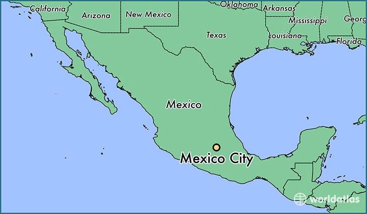 mostrar un mapa de México