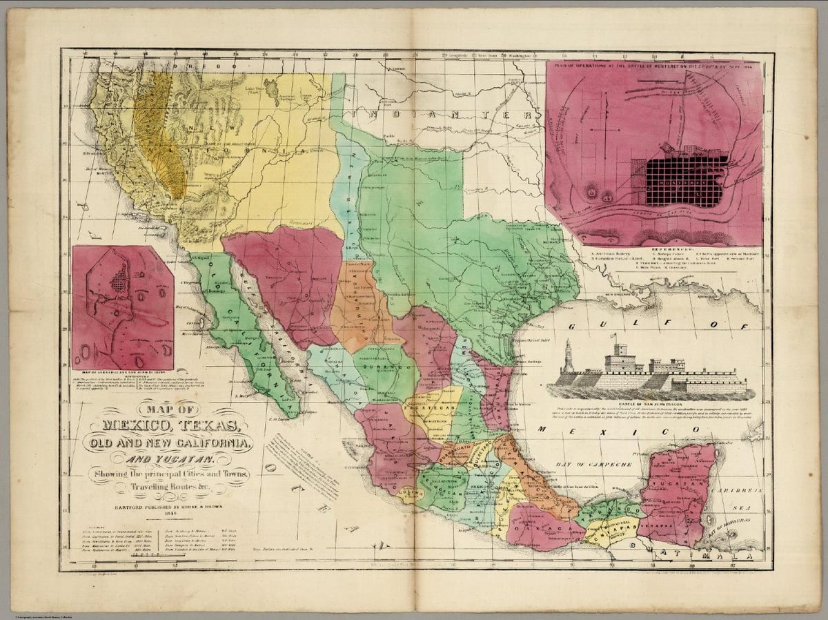 México mapa antiguo