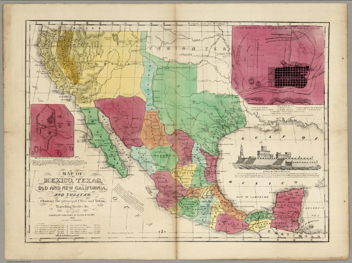 México mapa antiguo