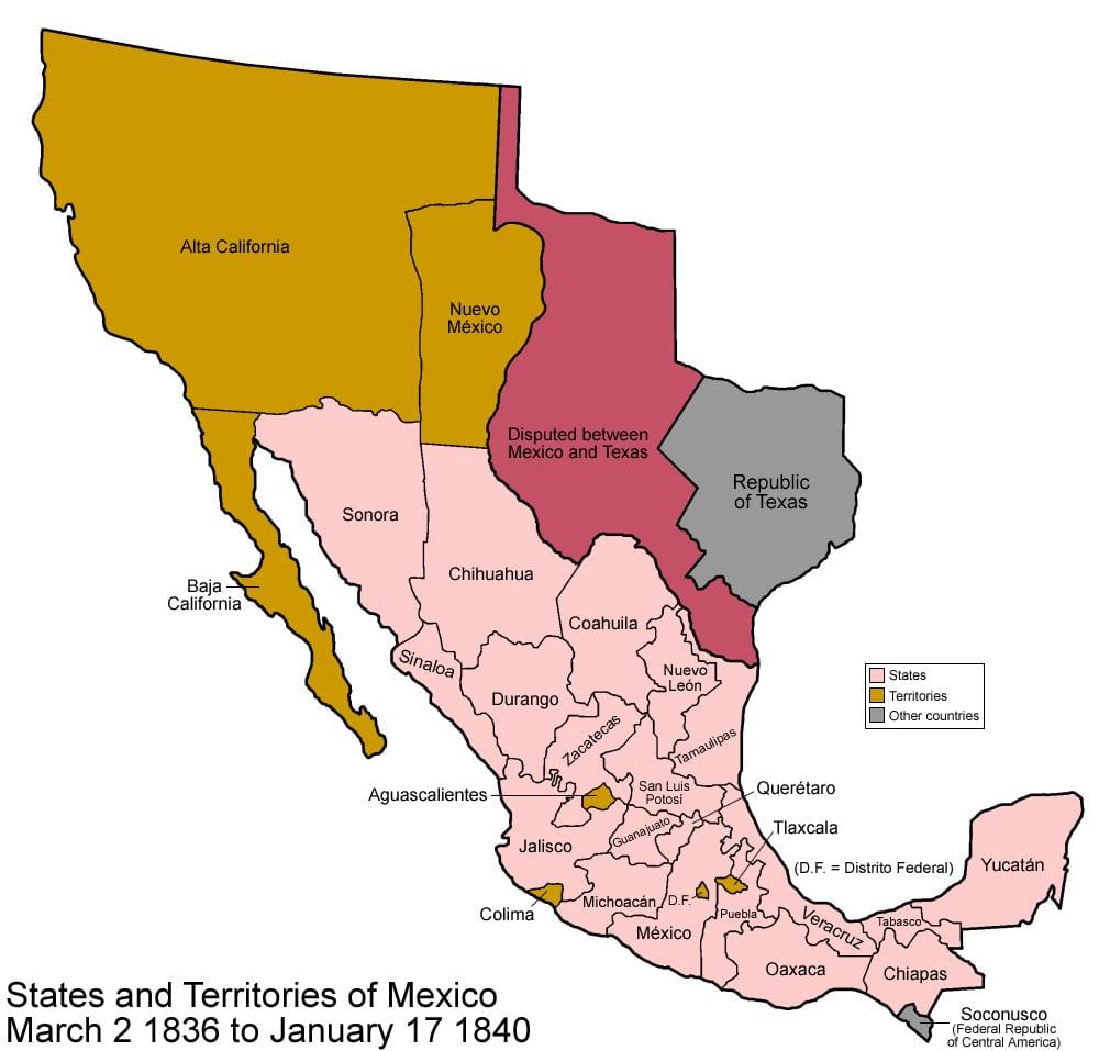original mexicana mapa