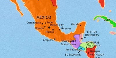 México américa del mapa