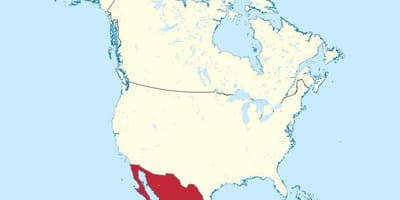 México y américa del mapa