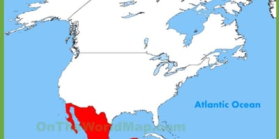 México en el mapa