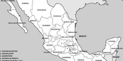 Mapa de los condados de México