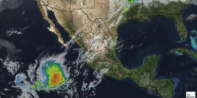 Mapa de radar meteorológico de México