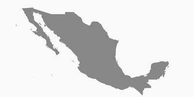 México mapa del vector