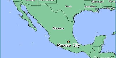 Mostrar un mapa de México