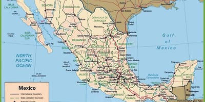 México en mapa