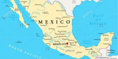 México mapa de las ciudades