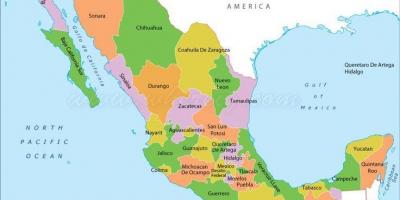 Mapa estado de México