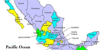 Mapa del valle de México